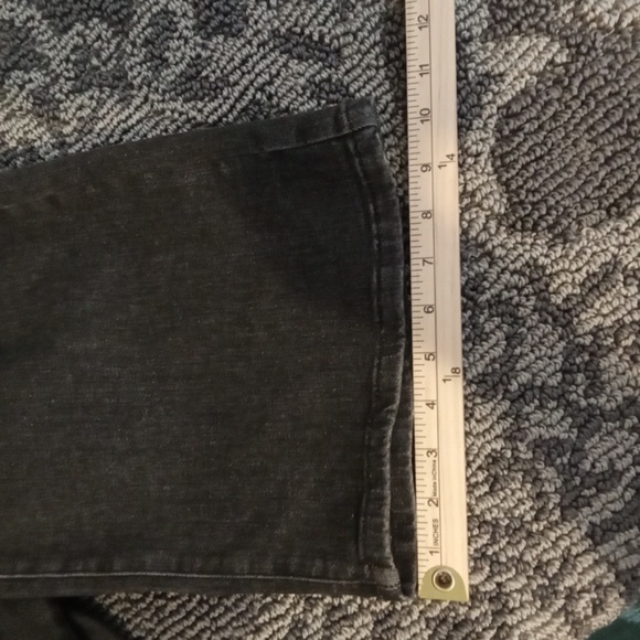 Judy Blue High Waisted Button Fly Wide Leg Trouser Jeans Black Size 32 Women - Picture 11 of 12